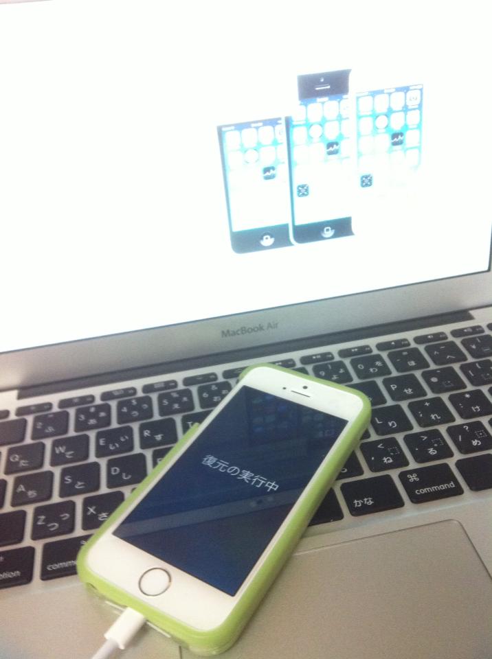 iPhone4����iPhone5s(�S�[���h)�Ɏ��@���@��ύX�`�I