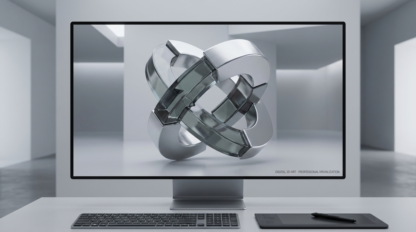 3Dレンダリング風