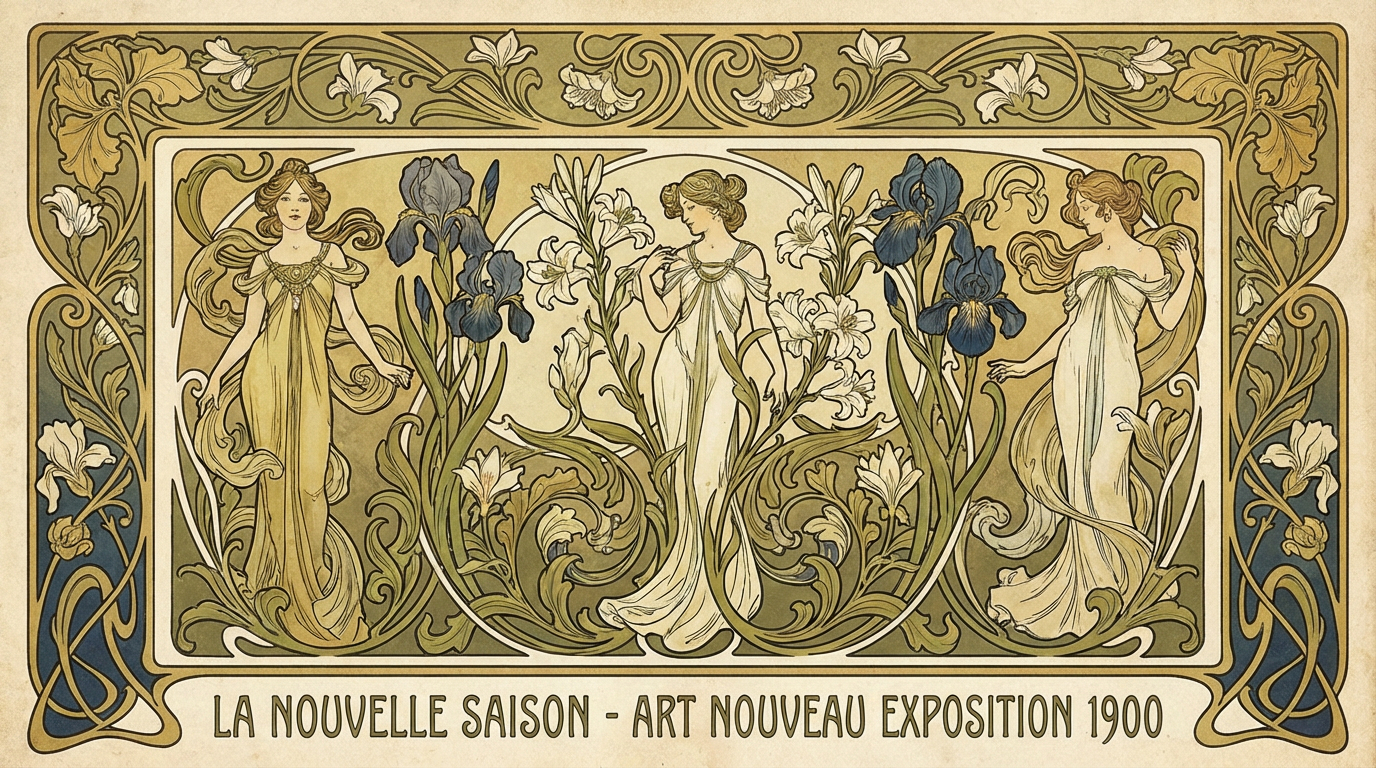 アールヌーボー風