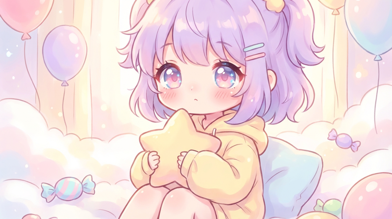 可愛いアニメ風