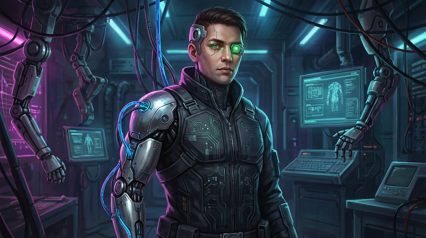 サイボーグキャラ風