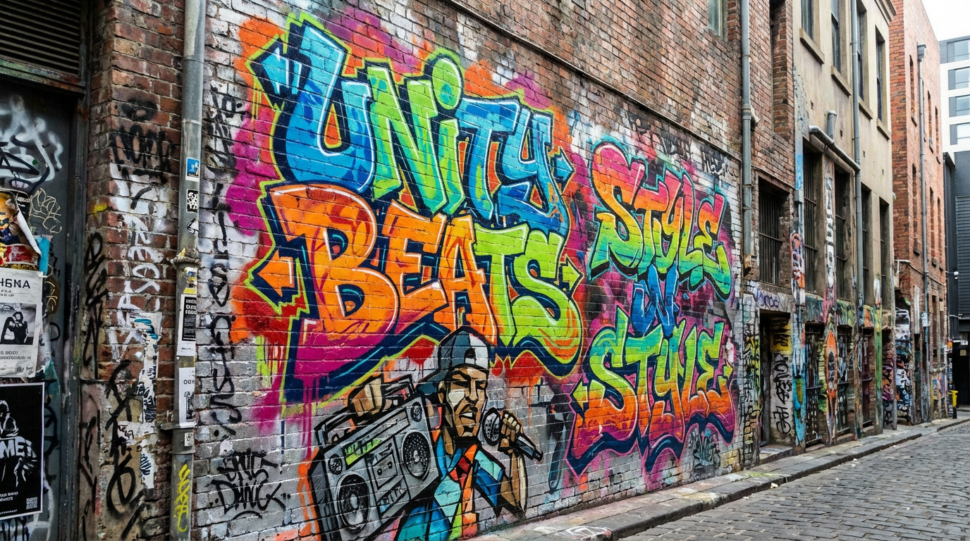 グラフィティ風