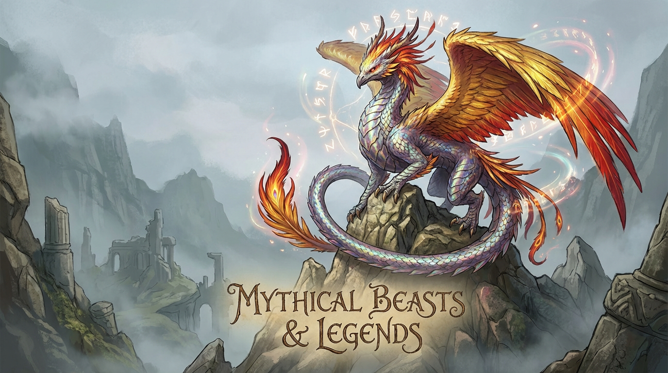 伝説の生き物キャラ風