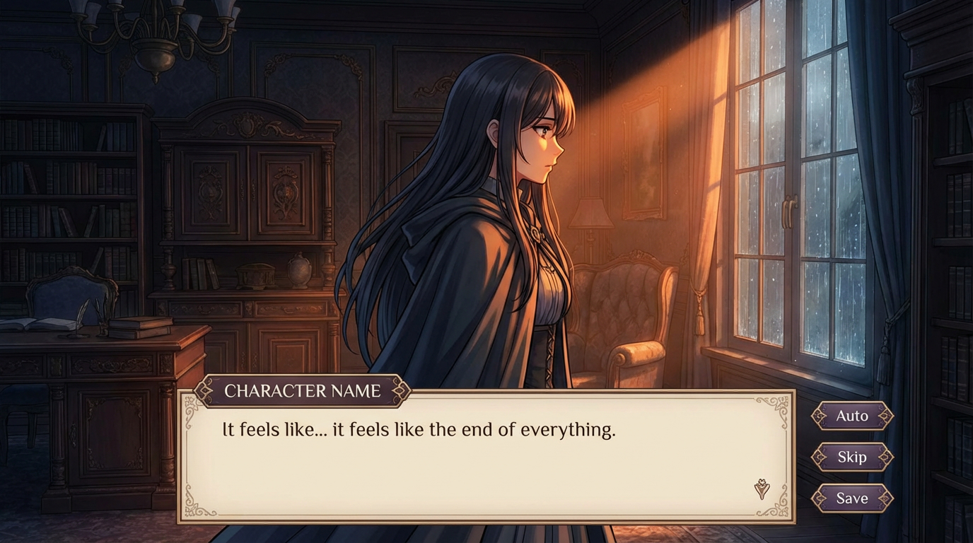 ノベルゲーム風